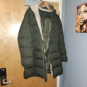 Ralph Lauren Olive Puffer Jacket